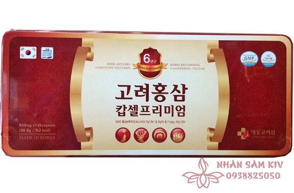 Tác dụng của viên hồng sâm Hàn Quốc - Nhân sâm KIV